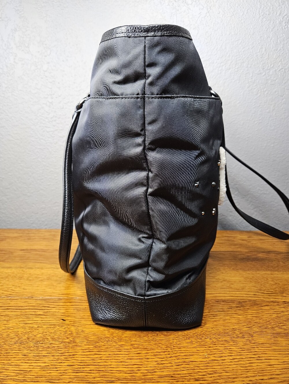 Coach Bear Nylon Tote Bag - Picture 7 of 16